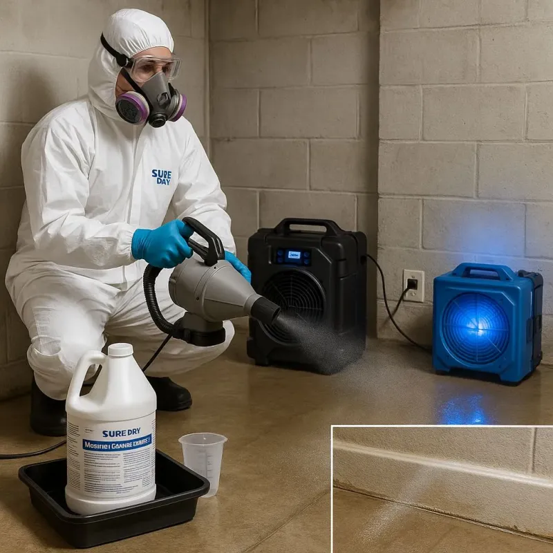 Sanitization and Odor Removal process in Haysville, KS