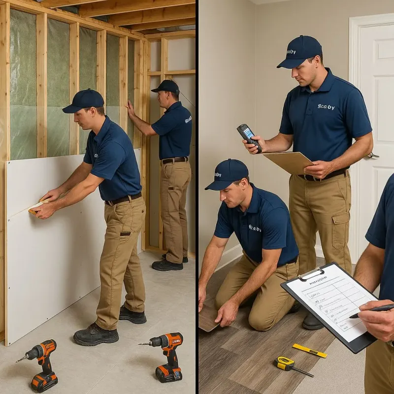 Repairs and Reconstruction process in Haysville, KS